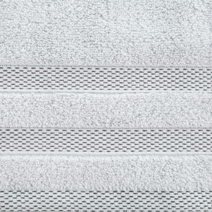 Riki Bath Towel (03) 50 x 90 Silver