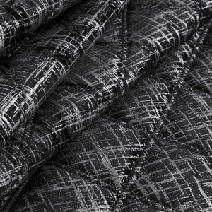 Quilted Velvet Bedspread 220 x 240 Blink6 Black