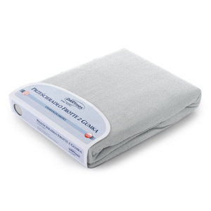 Terry sheet with elastic 155_D Ash 80x160