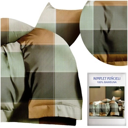 Bedding 160 x 200 3 pcs Satin Cotton no. A1767