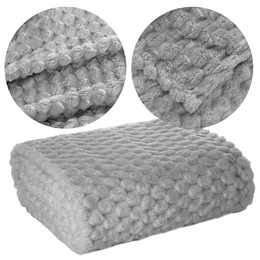 Blanket 170 x 210 Microfiber Design Cindy6 Silver