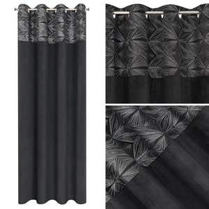 Arianna Decorative Curtain 140 x 250 Black