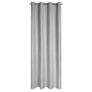 Velvet Darcy Curtain 140 x 250 Silver Spillover
