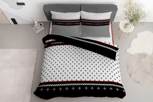 Bedding 220 x 200 3pcs Asti Satin Cotton 4920_B