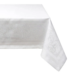 Teflon Tablecloth Laura 320 White 140x350