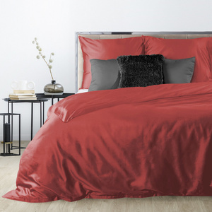 Bedding 160 x 200 3pc Satin Nova3 Red