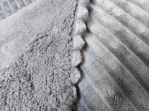 Double Sided Capri Grey 200x220 Bedspread