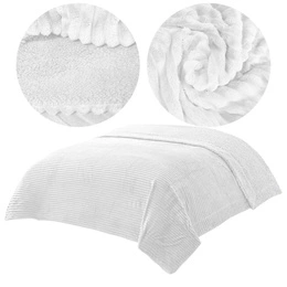 Quilt 200 x 220 Reversible Capri White