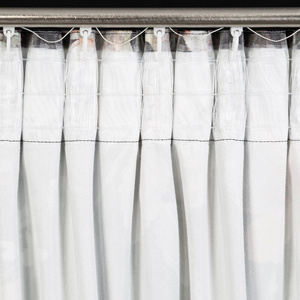 Curtain 140 x 270 Decorative Tape Alani Black+Gray