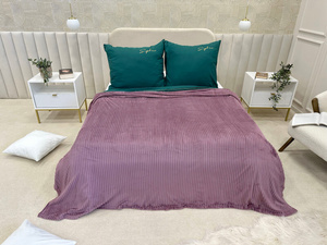 Blanket 200 x 220 Microfiber Plush Cadence Stripes 03
