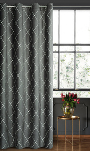 Pierre Cardin Margo Silver Curtain 140 x 250 Slipcover