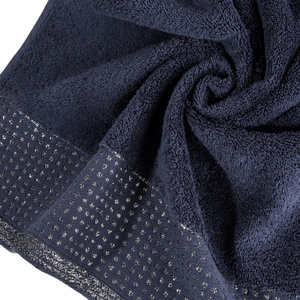 Luna Bath Towel (07) 70 x 140 Navy Blue