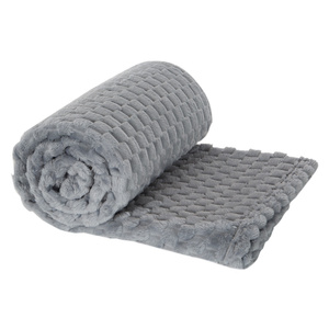 Blanket 170 x 210 Microfiber Design Cindy6 Silver