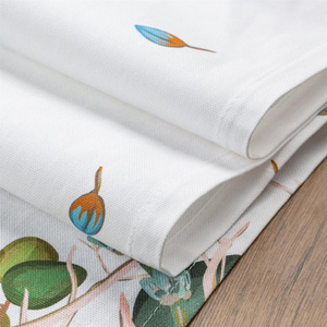 Napkin 30 x 40 Natu5 Set of 4 pcs White+Green