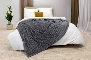 Blanket 160 x 200 Microfiber Stamped Larissa 08