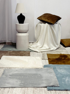 Rug 60 x 90 Soft Plush Fur Rabbit 107