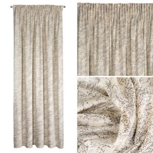 Curtain 140 x 270 Decorative Velvet Rivia Cream