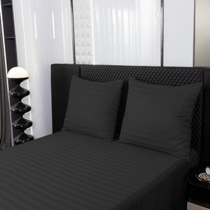 Bedding 160 x 200 3pc Satin Stripes Ramiro 07