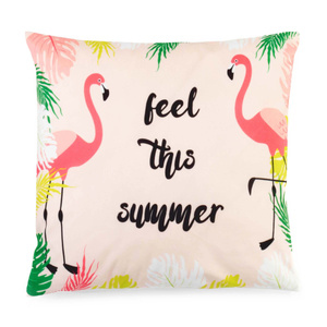 Tropical Velvet Decorative Pillowcase 03 40x40