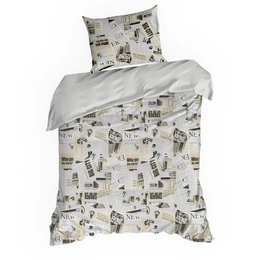 Cotton Bedding Set 140 x 200 2pcs Sonia 39