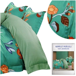 Bedding 200 x 220 3pc Satin Cotton No. A1689