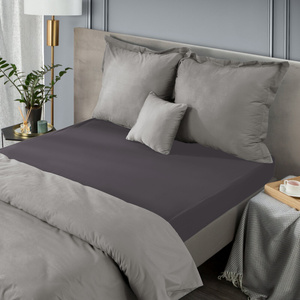 Jersey3 sheet 140 x 200 h.30 cm Steel