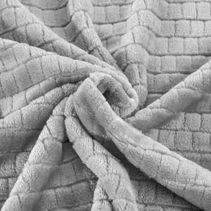 Blanket 200 x 220 Microfiber Design Cindy2 Silver
