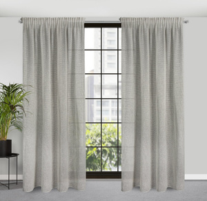 Curtain 140 x 270 Decorative Emilia Silver Tape