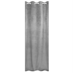 Curtain 140 x 250 Decorative Velvet Soft Ash