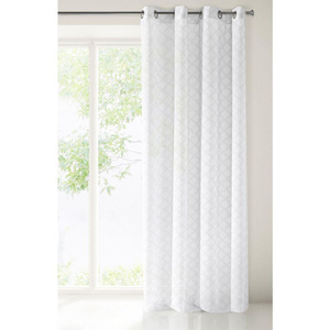 Hazal Decorative Curtain 140 x 250 White Throw