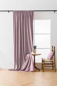 Curtain 140 x 250 Velvet Tunnel Tape Giorgia 14