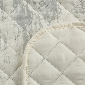 Quilted Velvet Bedspread 170 x 210 Blink3 B+Silver