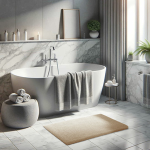 Rug 50 x 70 Soft Plush Fur Rabbit 105