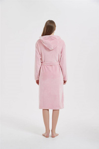 Microfiber Bathrobe with Hood 2XL/3XL Carlo Pudro