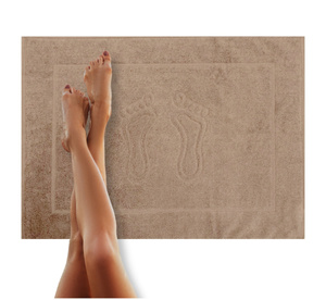 Bathroom rug Sora 50 x 70 11 400 g/m2 Beige
