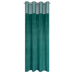 Curtain 140 x 250 Decorative Drawstring Agnes Turquoise