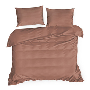 Bedding 180 x 200 3pc Satin Nova3 Marsala