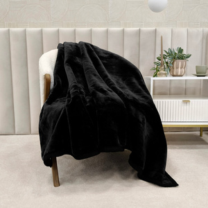 Blanket 160 x 200 Acrylic Solid Warm Yasemin 02