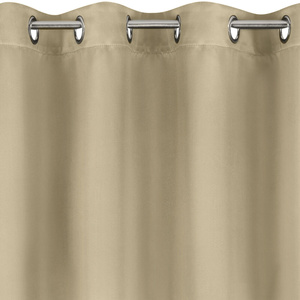 Curtain 135 x 250 Decorative Blackout Logan Beige