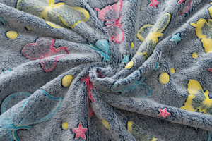 Blanket 150 x 200 Microfiber Fluorescent Peter 05