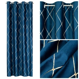 Pierre Cardin Margo Pomegranate Curtain 140 x 250 Spillover