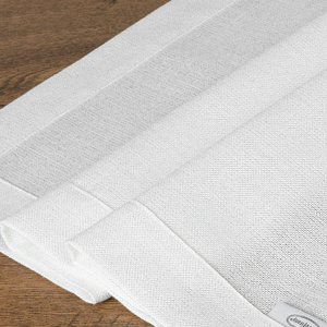 Stella2 40 x 140 White Decorative Mercer Tablecloth