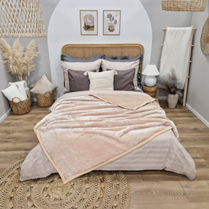 Blanket 160 x 200 Acrylic Solid Warm Yasemin 06