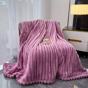 Blanket 160 x 200 Microfiber Plush Shirley 03