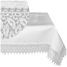 Guipure Tablecloth 144_White 140x240