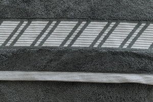 Towel 50 x 90 Cotton 500g/m2 Orion Ash White