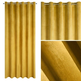 Curtain 215 x 250 Decorative Velvet Melanie Mustt