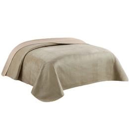 Premium Quilted Bedspread 220 x 240 Dark Brown