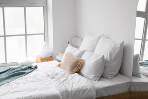 Cotton Bedding 180 x 200 3cz Hotel Zipper Juan