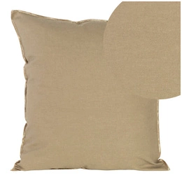 Decorative Linen 4E Beige+Gold pillowcase 45 x 45